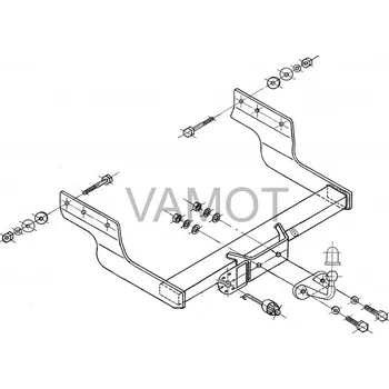 Tažné zařízení Tažné zařízení Ford Transit, skříň (také Minibus) se stupínkem (2000 - 2013) (5181)