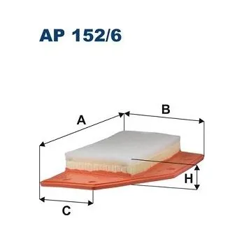 Vzduchový filtr Vzduchový filtr FILTRON AP 152/6