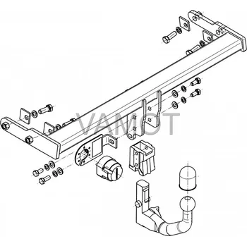 Tažné zařízení Tažné zařízení Volvo S60 4D (2010 - 2018) (1521)