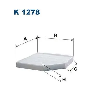 Autodíl Filtr, vzduch v interiéru FILTRON K 1278
