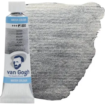 Vodová barva Van Gogh Akvarelová barva Van Gogh, 10ml - stříbrná Barva: 800 - Silver