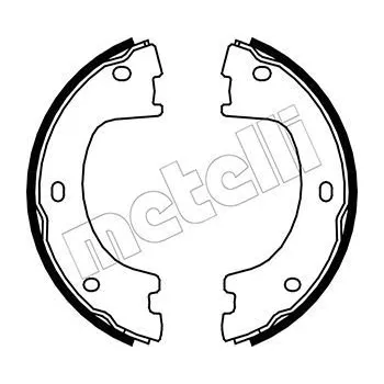 Brzdový systém Sada brzdových čelistí, parkovací brzda METELLI 53-0249