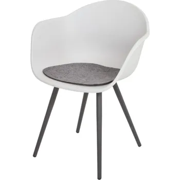 Šedá plastová zahradní židle Zara – Garden Pleasure ID_1326618