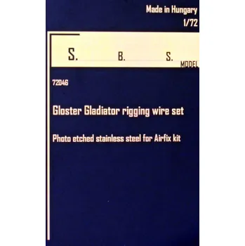 Plastikový model S.B.S model 1/72 Gloster Gladiator Rigging wire PE set (AIRF)