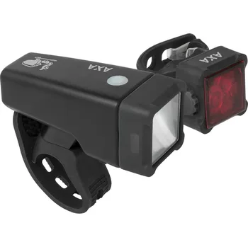 Cyklosvítilna AXA Niteline T4-R (AXA NITELINE T4-R set přední a zadní LED světlo)