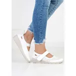 KOKA Shoes fashion Baleríny na klínku 8802-3WH Velikost: 41