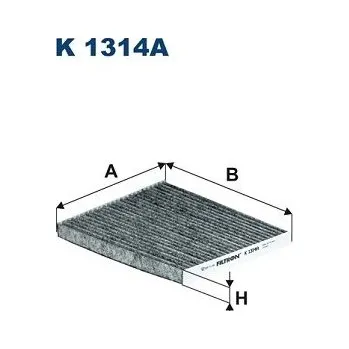 Auto-moto Filtr, vzduch v interiéru FILTRON K 1314A