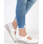 HAIDI Baleríny na klínku HL61573WH Velikost: 36