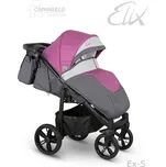 Sportovní kočárek Camarelo Elix 2025 Barva: Šedo-růžová ex-05