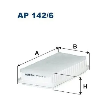 Autodíl Vzduchový filtr FILTRON AP 142/6