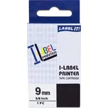 PRINTLINE kompatibilní páska s Casio, XR-9YW1, 9mm, 8m, černý tisk/žlutý podkl. PLTC18, XR9YW1