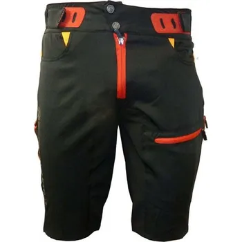 Cyklistické kalhoty Kraťasy HAVEN Singletrail HMS, červená, vel. S