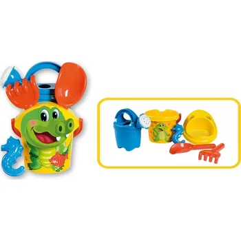 Hračka na písek Androni Sada na písek krokodýl s konvičkou- malá
