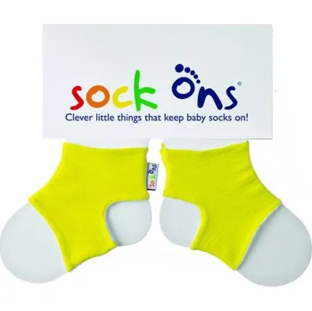 Kojenecké oblečení Kikko Sock ons - držák ponožek Žlutá 0-6m
