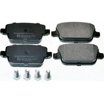 Brzdový systém Sada brzdových destiček, kotoučová brzda DENCKERMANN B111010