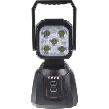 Žárovka LED světlo AKU s magnetem bílá/oranžová, 5x3W