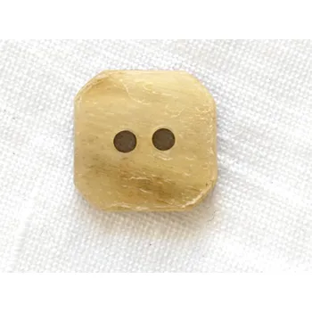 Knoflík Snový svět Přírodní rohovina hranatý - 28"