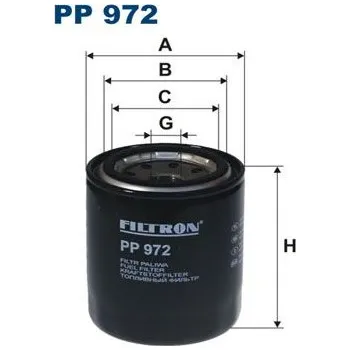 Filtr do auta Palivový filtr FILTRON PP 972