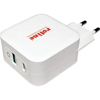 ROLINE Napájecí adaptér síťový (230V) - USB A QC + USB C PD, 65W - 19.11.1041