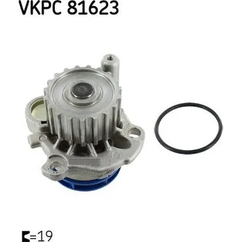 Chladič motoru Vodní čerpadlo, chlazení motoru SKF VKPC 81623