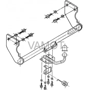 Tažné zařízení Tažné zařízení Hyundai Atos 3/5D (1998 - 2008) (4933)