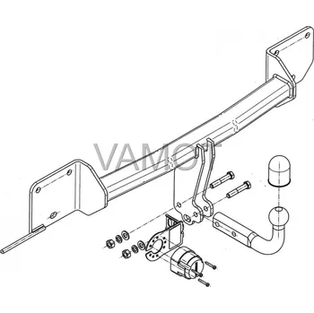 Tažné zařízení Tažné zařízení BMW X1 (E84) (2009 - 2015 (E84)) (4227)
