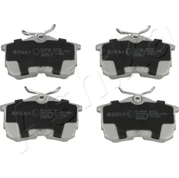 Brzdová destička Sada brzdových destiček, kotoučová brzda ASHIKA 51-04-407