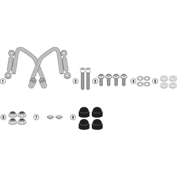 Honda CB 500 F (19-) - A1176A montážní sada k plexisklu Givi 117