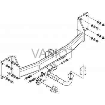 Tažné zařízení Tažné zařízení BMW X6 (F16) (2014 - 2019 (F16)) (6115)