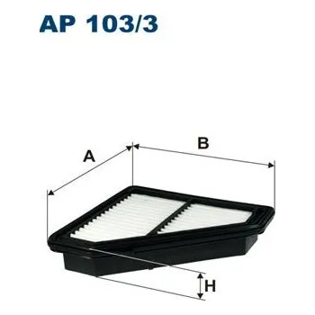Vzduchový filtr Vzduchový filtr FILTRON AP 103/3