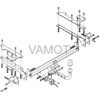 Tažné zařízení Tažné zařízení Honda Civic (5D) (2000 - 2005) (4506)