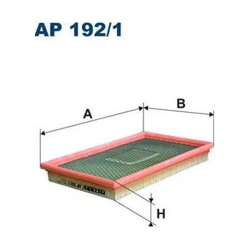 Vzduchový filtr Vzduchový filtr FILTRON AP 192/1