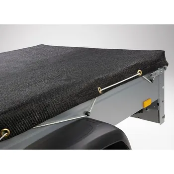 Krycí plachta Krycí plachta PE 240 g/m2, 1,5 x 2,7 m, černá, gumová šňůra