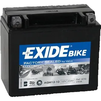 Auto-moto baterie Motobaterie Exide Bike AGM Ready 12V, 10Ah, AGM12-10