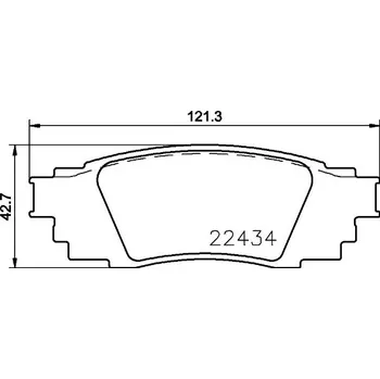 Autodíl Sada brzdových destiček, kotoučová brzda BREMBO P 83 160