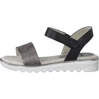 Dámské sandále Jana 8-28662-28 901 Dámské sandály na klínku černé 38