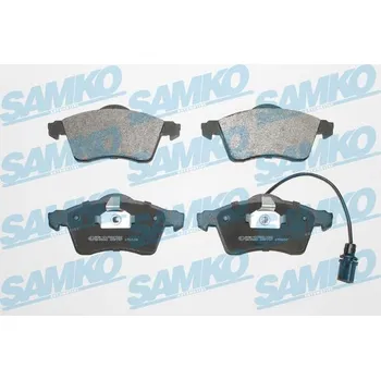 Brzdová destička Sada brzdových destiček, kotoučová brzda SAMKO 5SP787