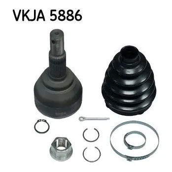 Hřídel nápravy Sada kloubů, hnací hřídel SKF VKJA 5886