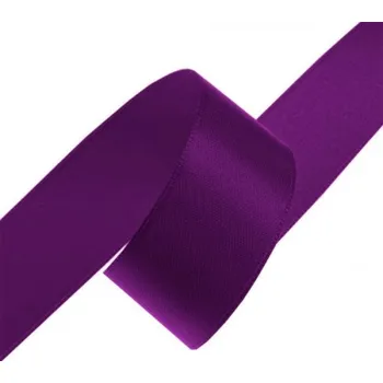 Stuha Stuha saténová 40mm - tm.fialová - 1m