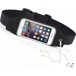Sportovní pásek (ledvinka) s okénkem 6,2" pro běh, fitness, nordic walking, sport - černá