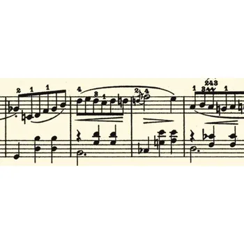 Lepicí páska Ursus Samolepicí papírová washi páska - notová osnova (1ks)