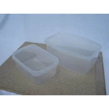 Dóza na potraviny Dóza hranatá s uzávěrem 1300 ml