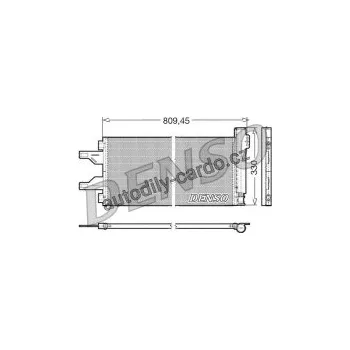 Chladič motoru Kondenzátor, klimatizace DENSO DCN07050