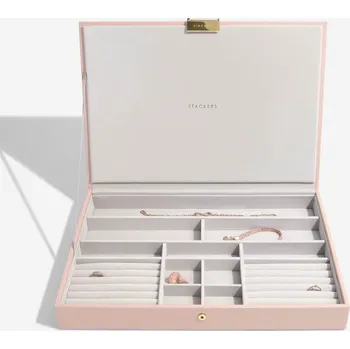 Šperkovnice Šperkovnice Stackers Blush & Champagne Gold Supersize Lid | růžová 74704
