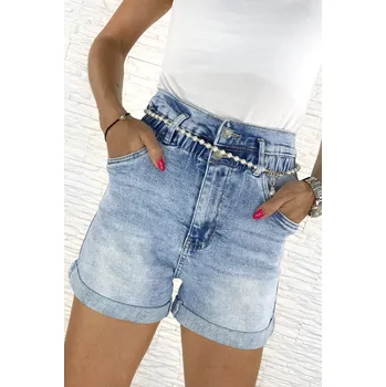 Dámské kraťasy M.SARA Džínové kraťasy G3900-4 Velikost: S