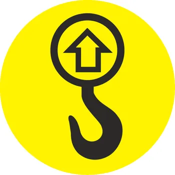 Značení Kotevní bod samolepící vinylová fólie 100 x 100 mm