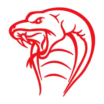 Samolepící dekorace SAMOLEPKA Cobra 008 levá (10 - červená) NA AUTO, NÁLEPKA, FÓLIE, POLEP, TUNING, VLASTNÍ TEXT, TISK, AUTOSAMOLEPKY.cz, POLEPY, OBRÁZEK, LOGO, SAMOLEPKY