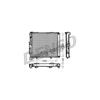 Chladič motoru Chladič motoru DENSO (DE DRM17040)