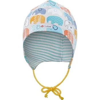 Čepice Dětská čepice Little Angel SLONÍK Outlast® zavazovací - denim obvod hlavy 36-38 cm