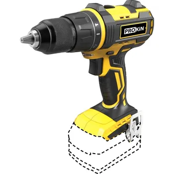 Vrtačka, šroubovák CD-B0318E, bezkartáčová AKU 18V SYSTEM PROKIN s příklepem 605412